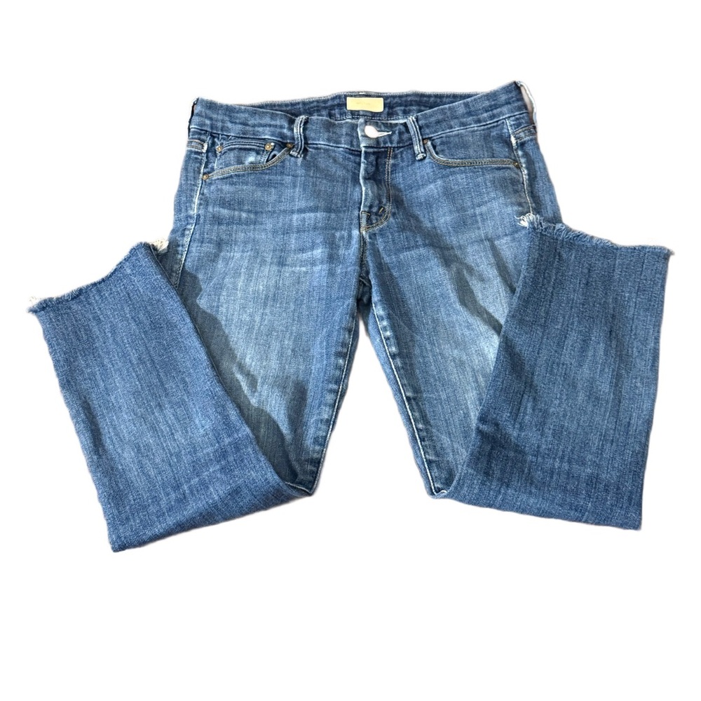 MOTHER Skinny Blue Denim Jeans -size 26 - Picture 2 of 16